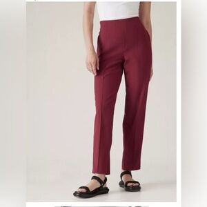 Athleta Brooklyn Heights High Rise Pants in Raspberry Rose, Size 4